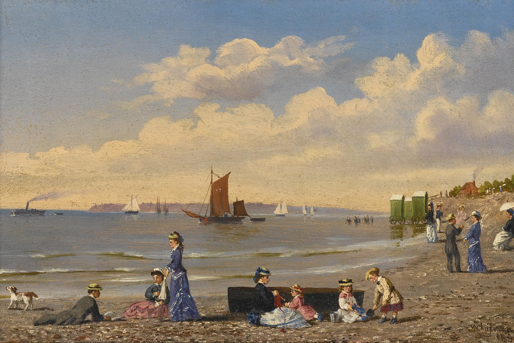 Conrad Wise Chapman - A Family At The Beach
