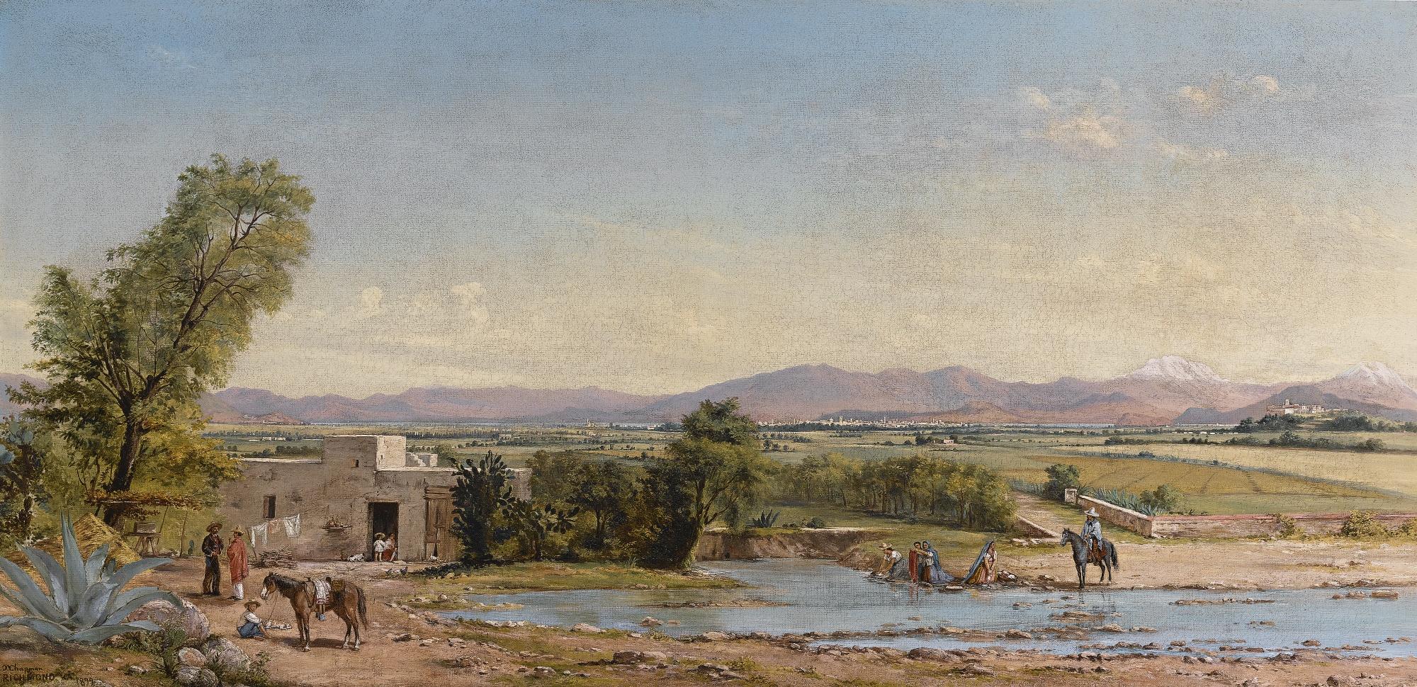 Conrad Wise Chapman - City Of Mexico From The Hacienda De Los Morales