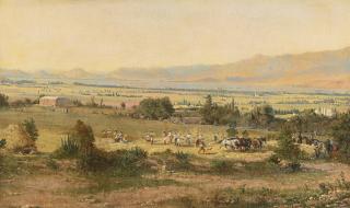 Conrad Wise Chapman - Paisaje Del Valle De México Con El Lago De Texcoco