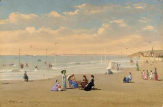 Conrad Wise Chapman - The Beach At Houlgat