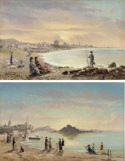 Conrad Wise Chapman - The Beach at Saint Malo: Two Works