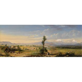 Conrad Wise Chapman - The Valley Of Mexico With A View Of The Popocatépetl And The Ixtlacihuatl