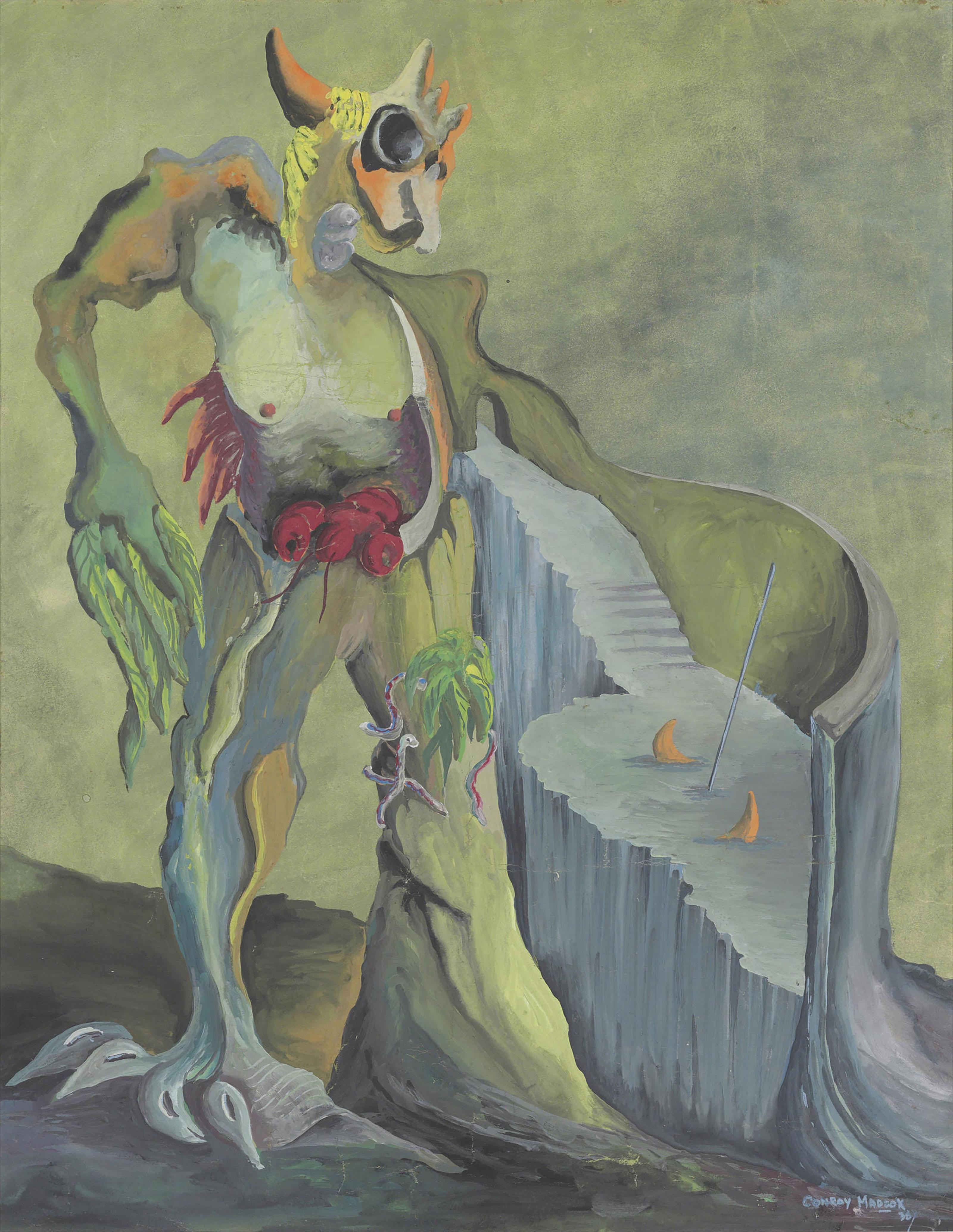 Conroy Maddox - Anthropomorphic Landscape