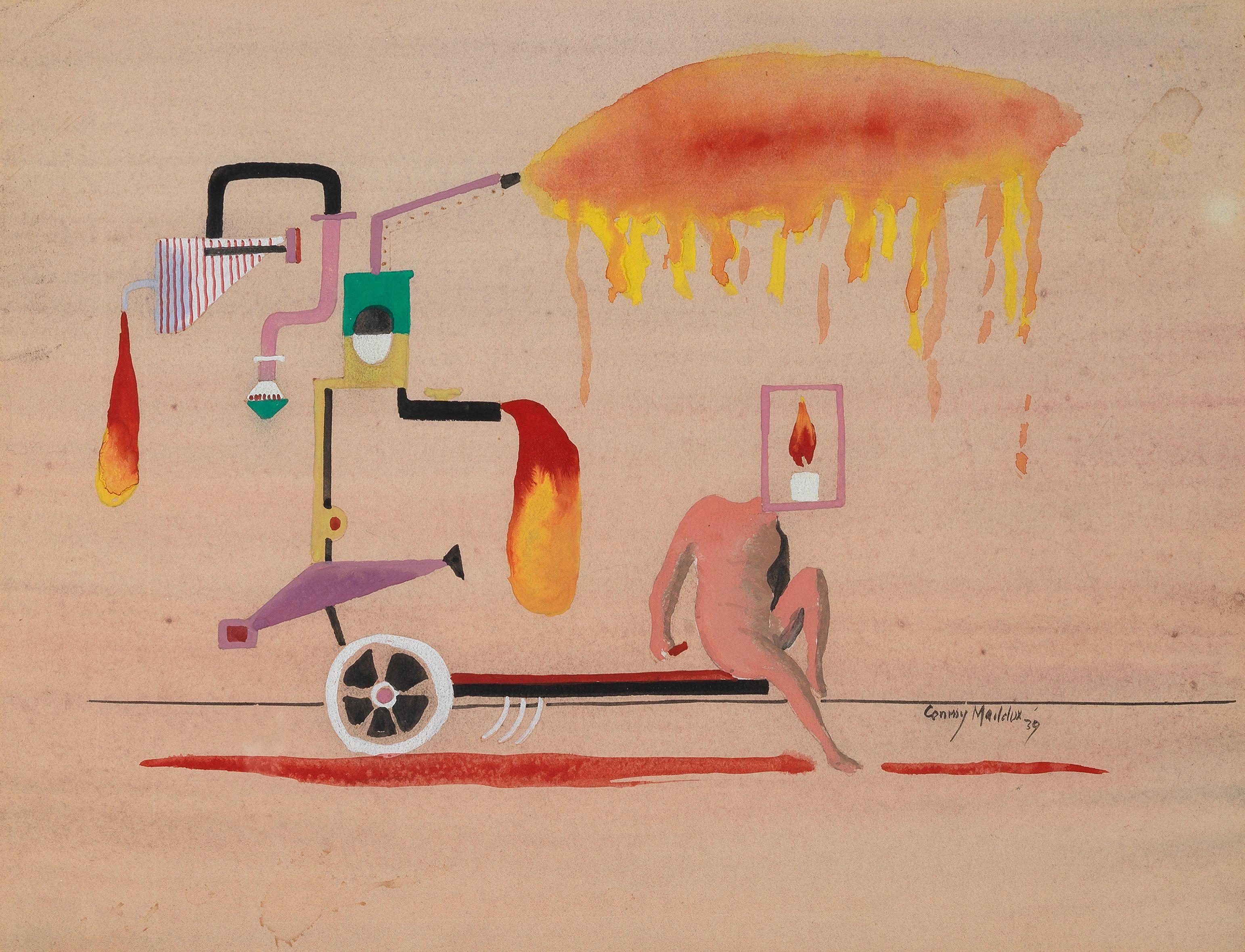 Conroy Maddox - The Apparatus of Longing