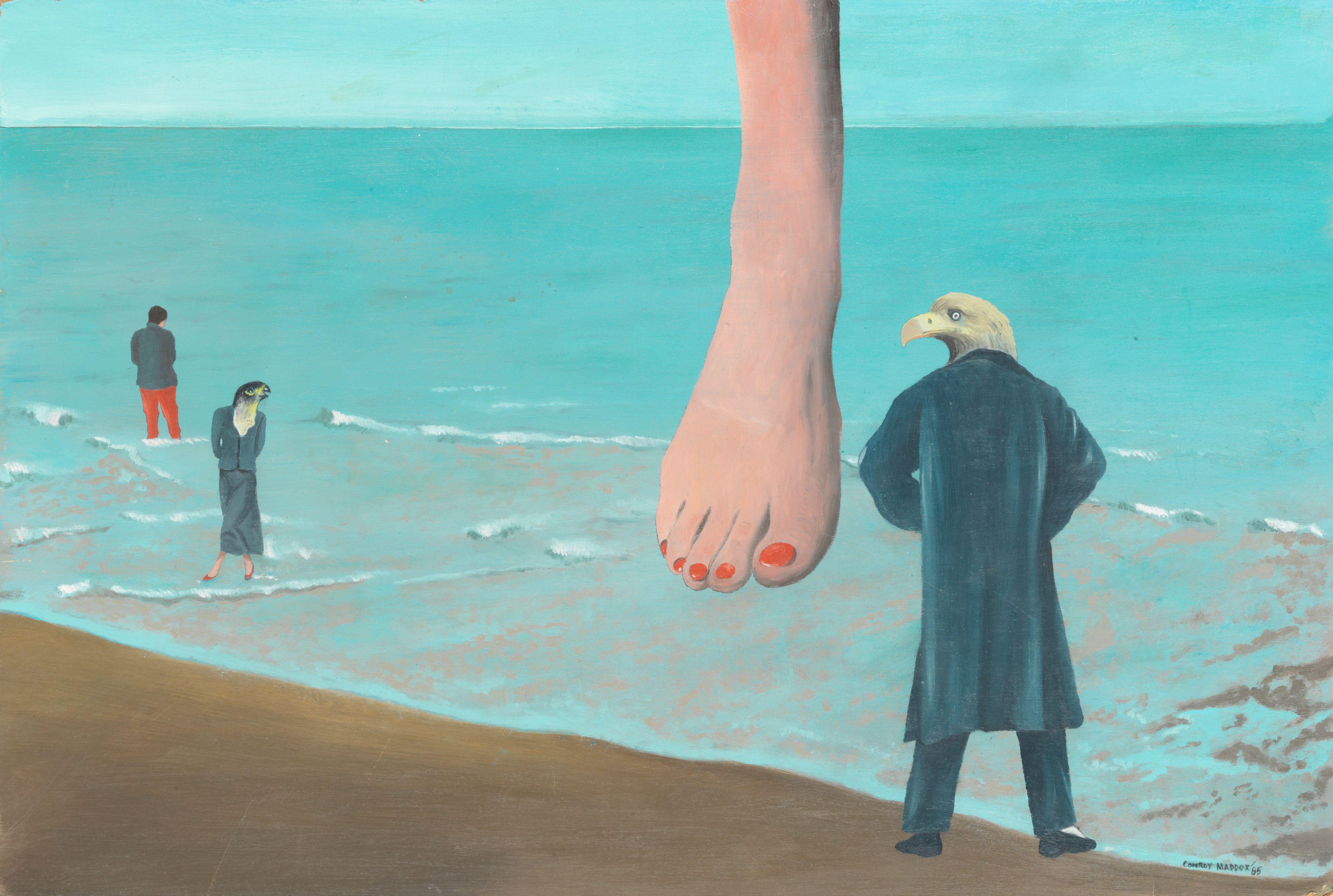 Conroy Maddox - The Intruder (unframed)