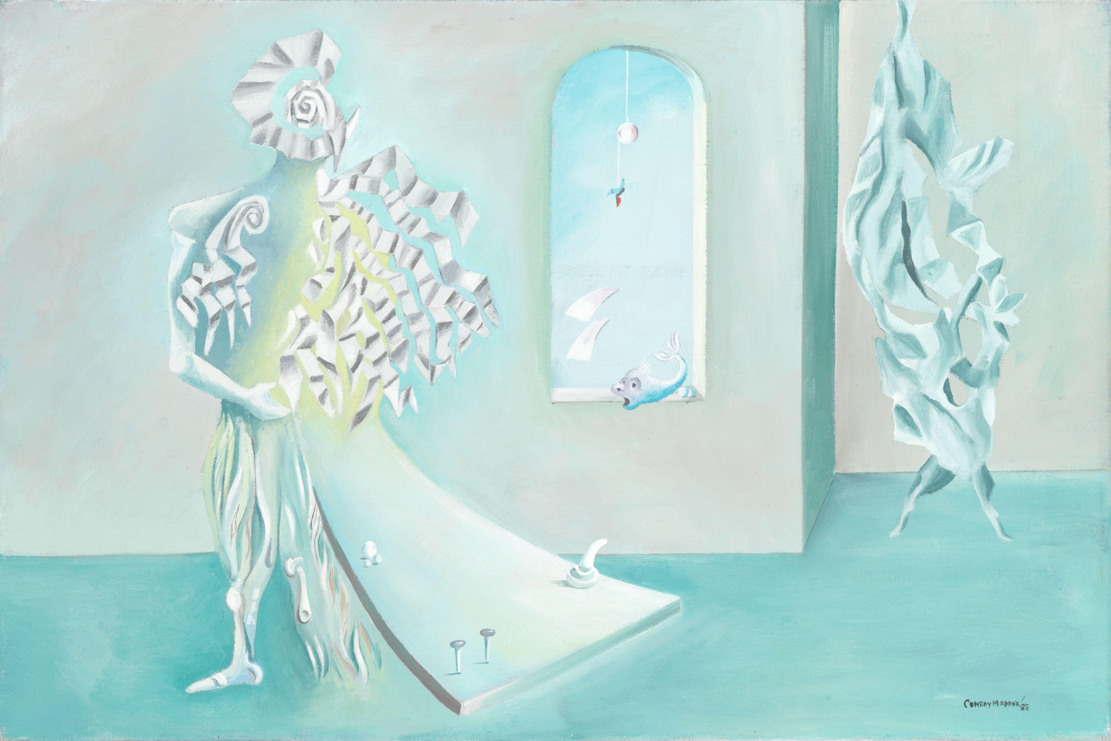 Conroy Maddox - Untitled (unframed)