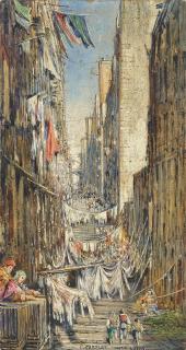 Consalvo Carelli - Santa Lucia, Naples