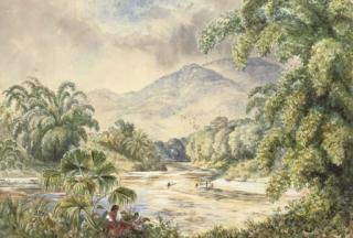Constance Frederica Gordon Cumming - The Mahaweli Ganga below Gangarowa, Ceylon