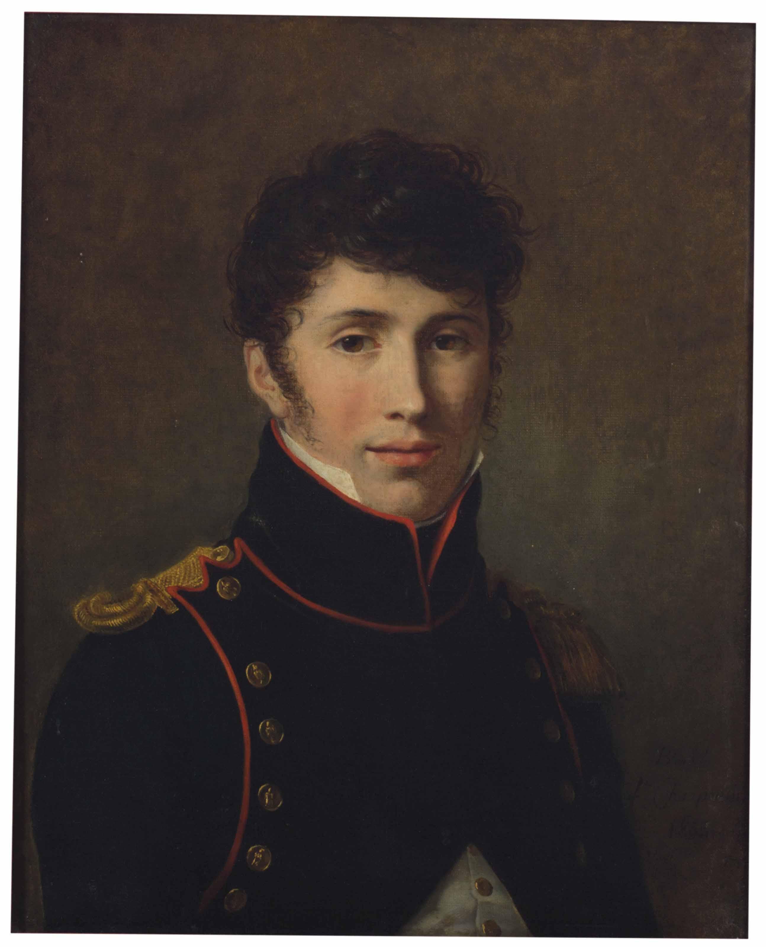 Constance-Marie Blondelu Charpentier - Portrait of a young officer