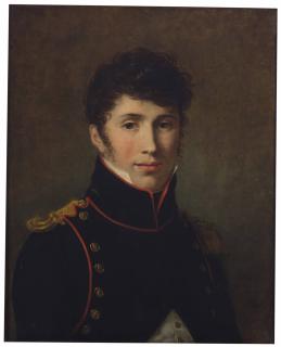 Constance-Marie Blondelu Charpentier - Portrait of a young officer