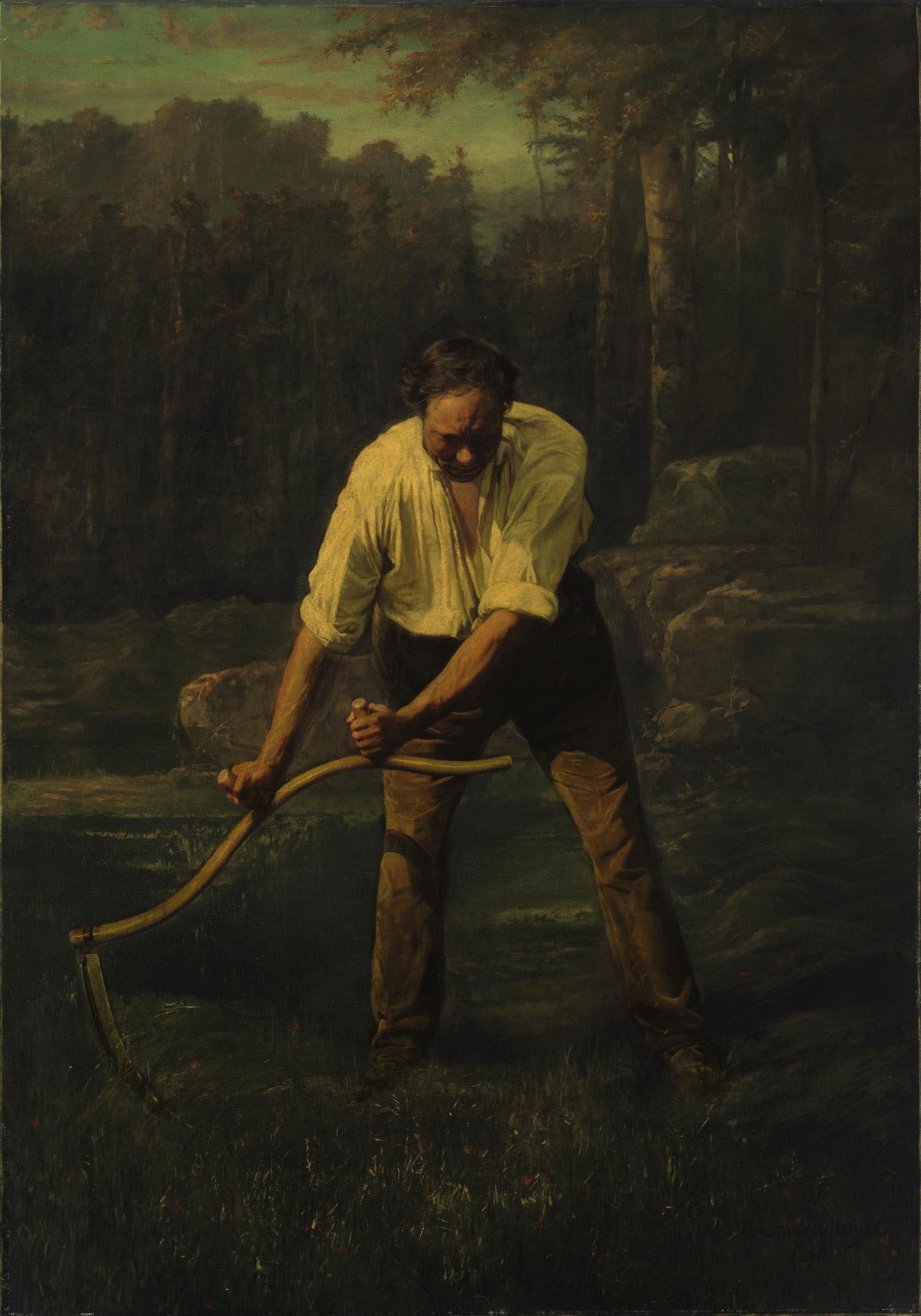 Constant Mayer - A reaper