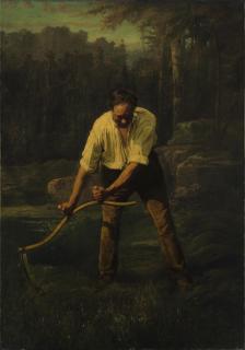 Constant Mayer - A reaper