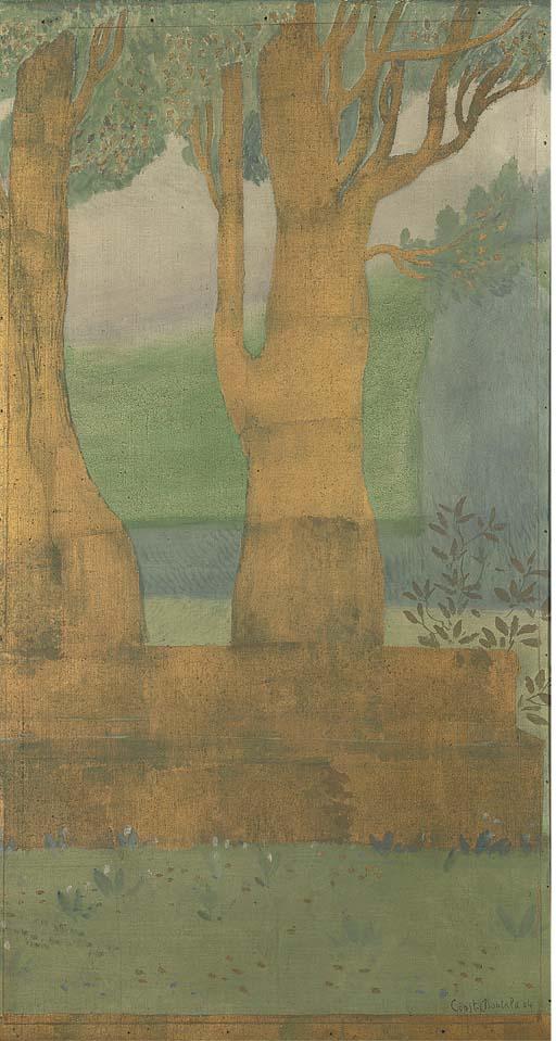 Constant Montald - Deux Arbres