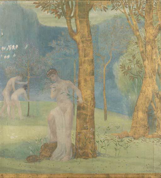 Constant Montald - Paysage romantique