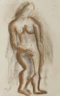 Constant Permeke - A Standing Nude