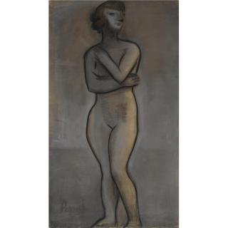 Constant Permeke - Belgian Standing Nude