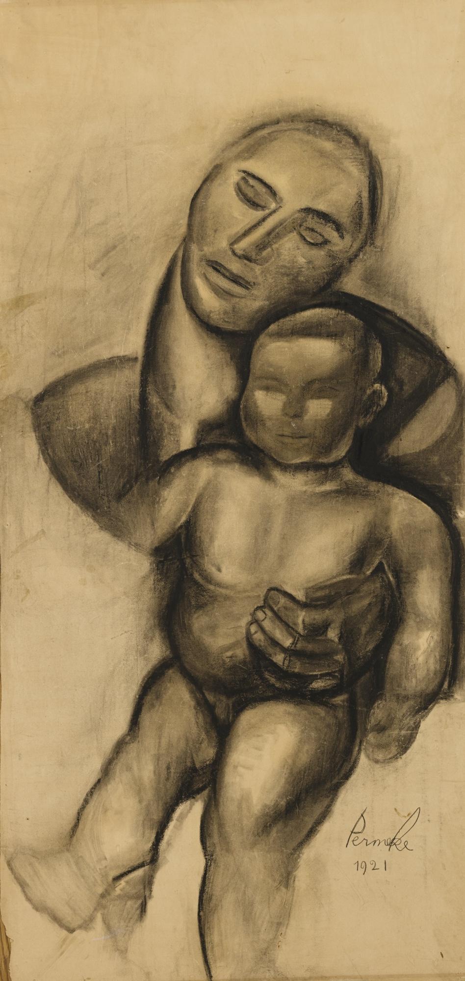 Constant Permeke - Mère Et Enfant