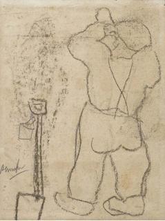 Constant Permeke - Paysan Buvant - Drinking farmer