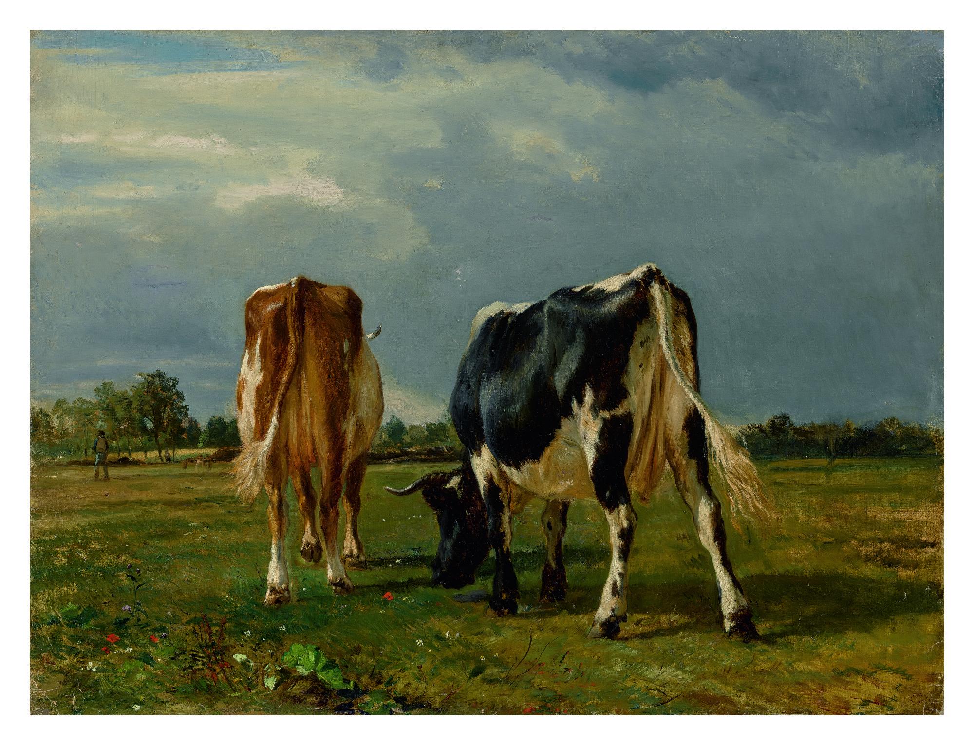 Constant Troyon - Cows In A Pasture