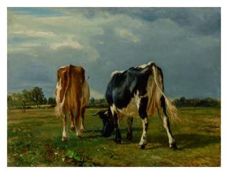 Constant Troyon - Cows In A Pasture