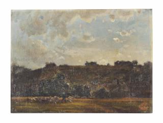 Constant Troyon - Landscape with Sheep