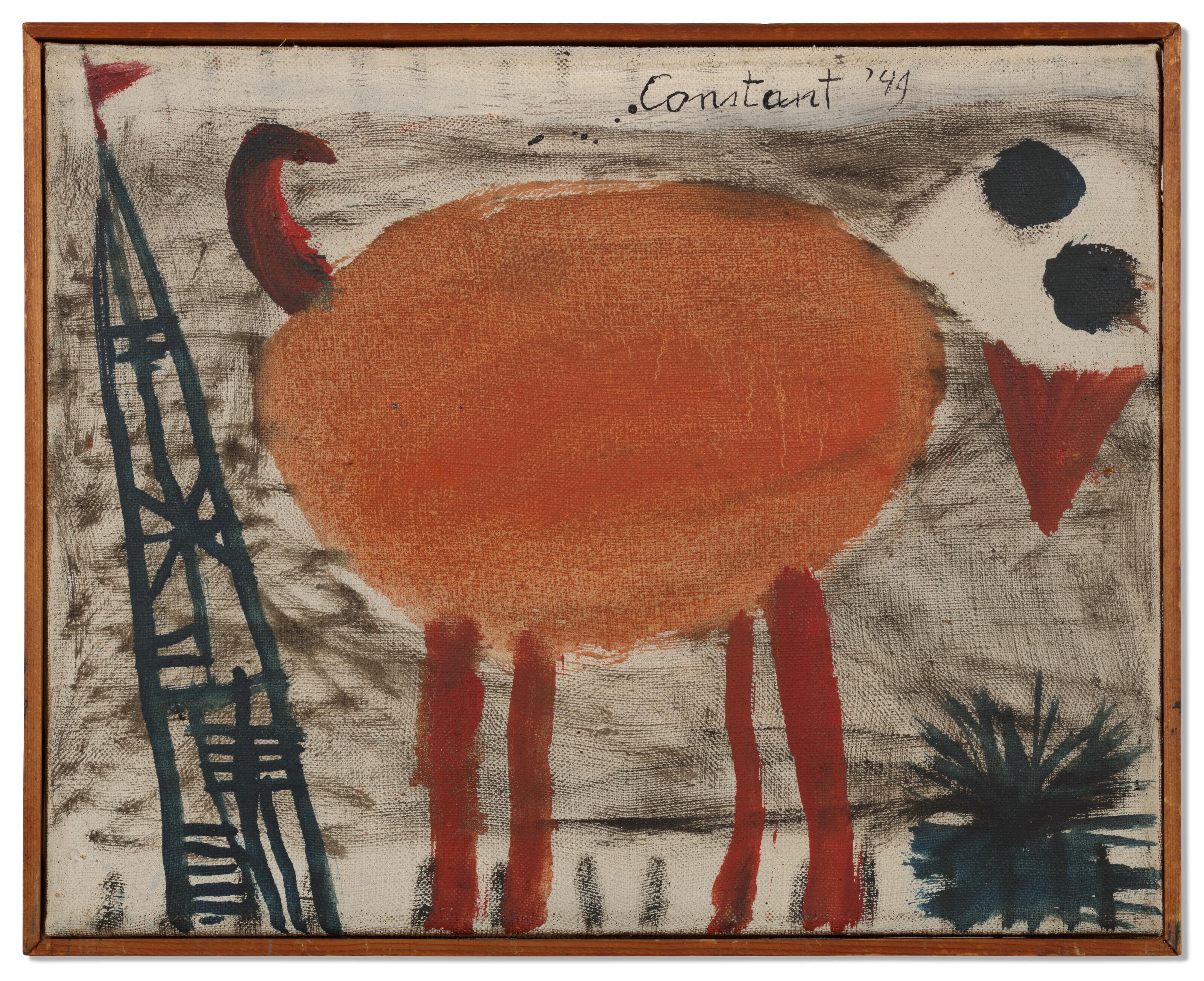 Constant - Untitled (Dier met Toren)