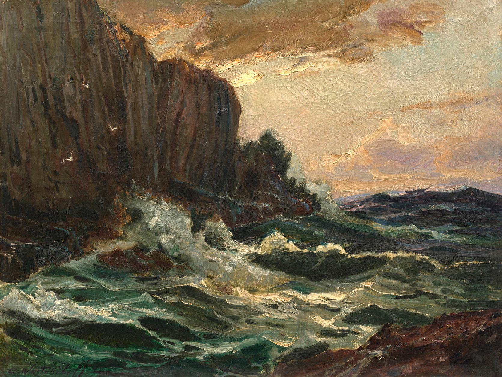 Constantin Aleksandrovich Westchiloff - Surf on Cliffs
