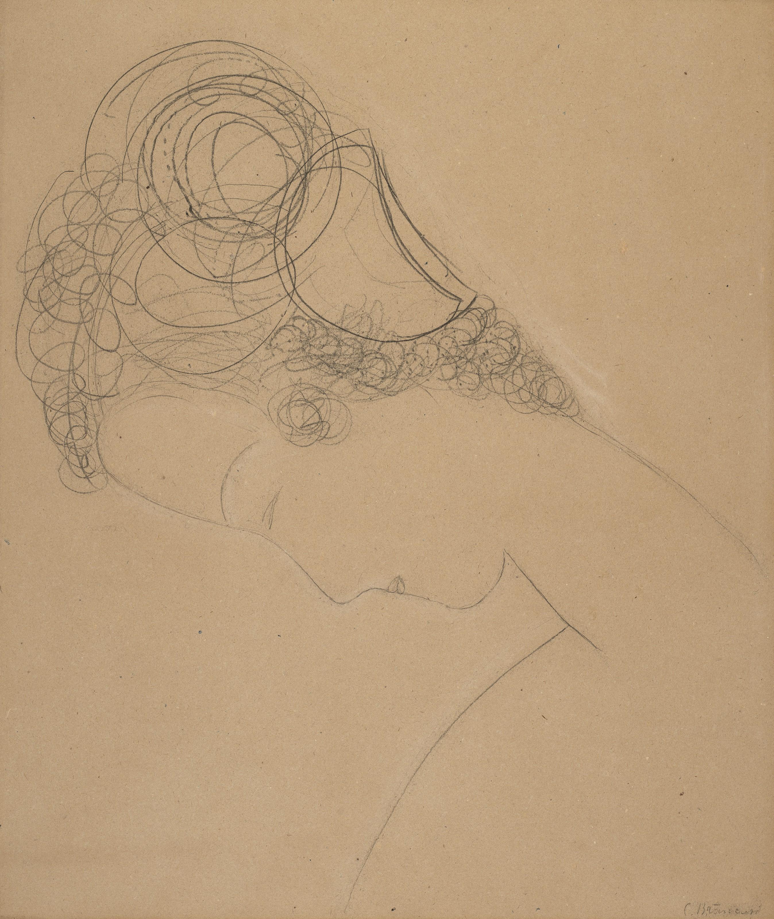 Constantin Brancusi - Profil De Femme Au Chignon