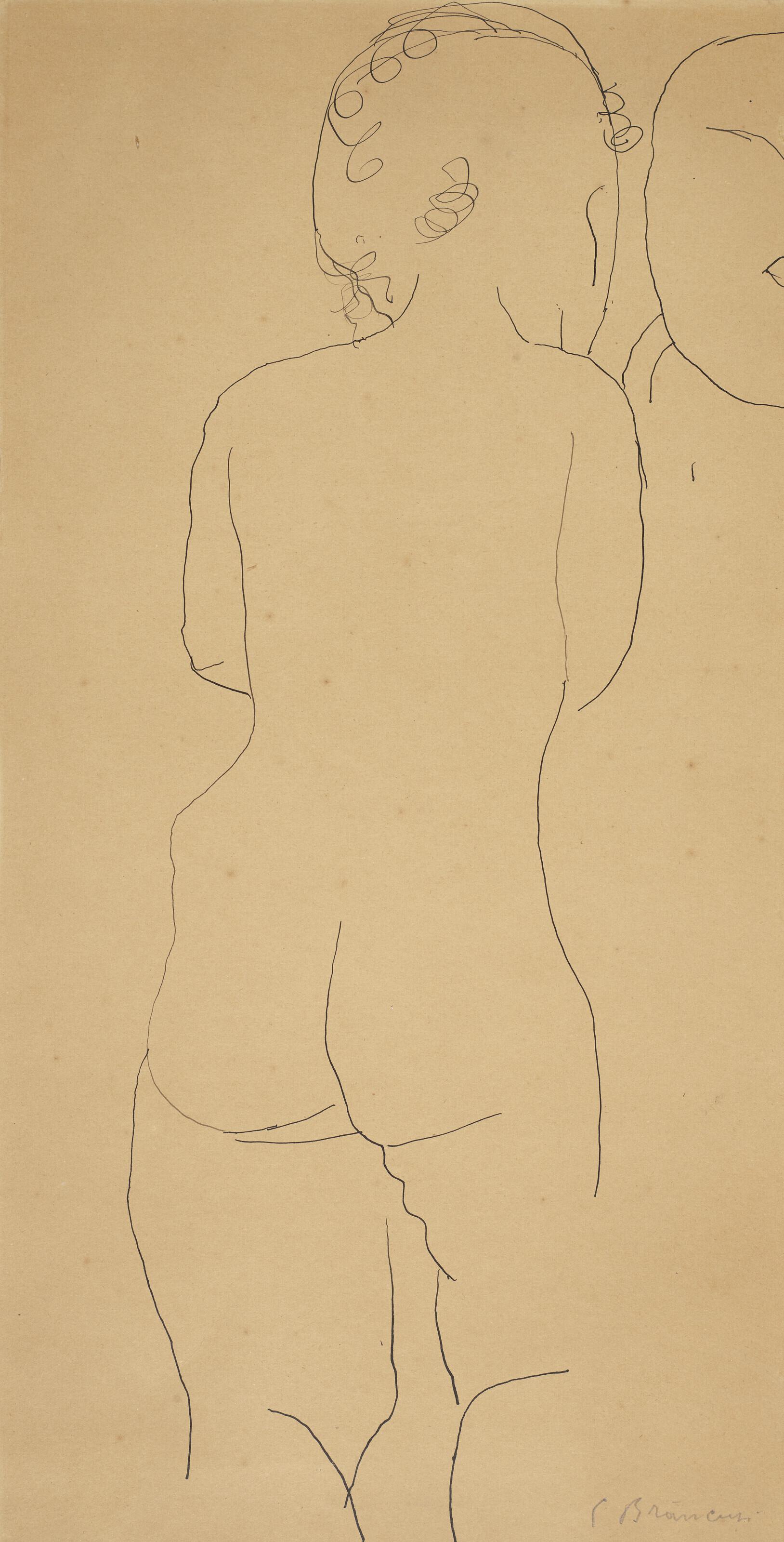 Constantin Brancusi - Sans titre (Deux enfants)