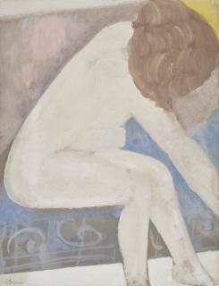 Constantin Brancusi - Sans titre (Femme nue assise)