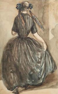 Constantin-Ernest-Adolphe-Hyacinthe Guys - Elegant Lady