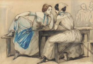 Constantin Ernest Adolphe Hyacinthe Guys - The Confidantes