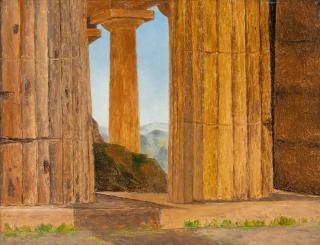 Constantin Hansen - Poseidontempel in Paestum
