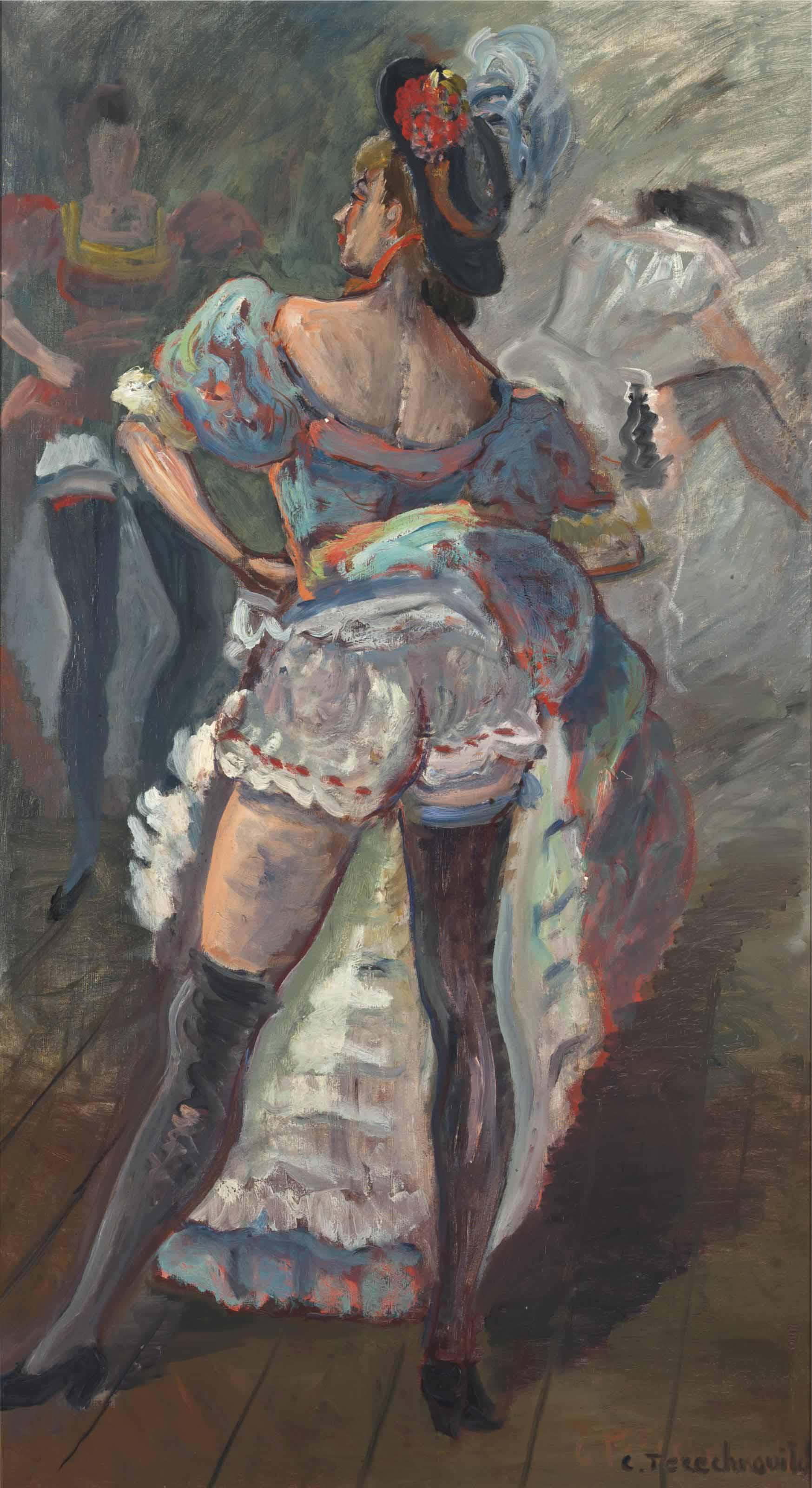 Constantin Terechkovitch - Danseuse du bal Tabarin