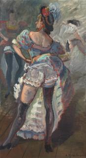 Constantin Terechkovitch - Danseuse du bal Tabarin
