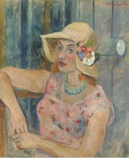 Constantin Terechkovitch - Femme Au Chapeau