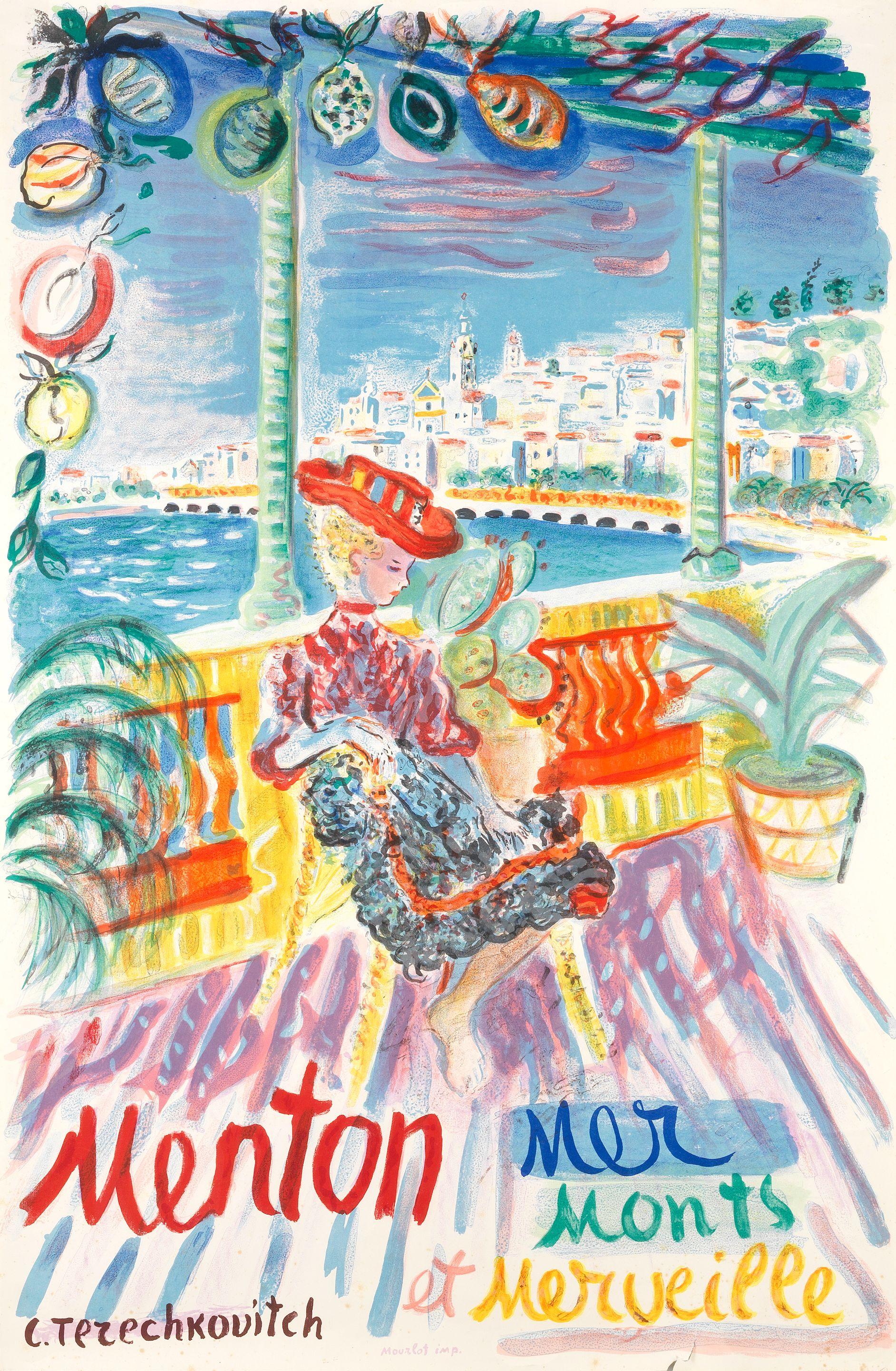 Constantin Terechkovitch - Menton. Mer, Monts Et Merveille