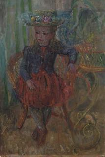 Constantin Terechkovitch - Portrait de la fille de l\'artiste