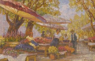 Constantin Westchiloff - The Flower Market