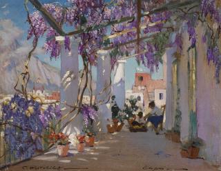 Constantin Westchiloff - Veranda In Capri