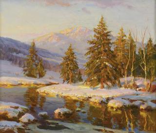 Constantin Westchiloff - Winter Sunset