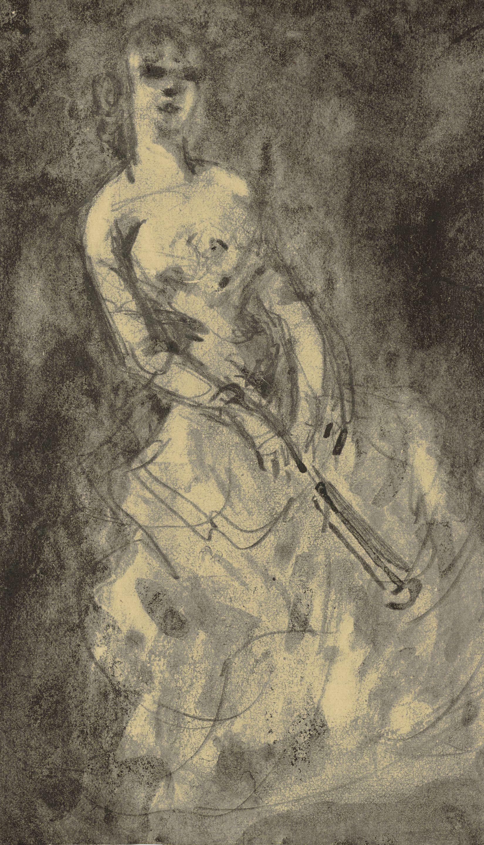 Constantine Guys - Femme en robe de soirée