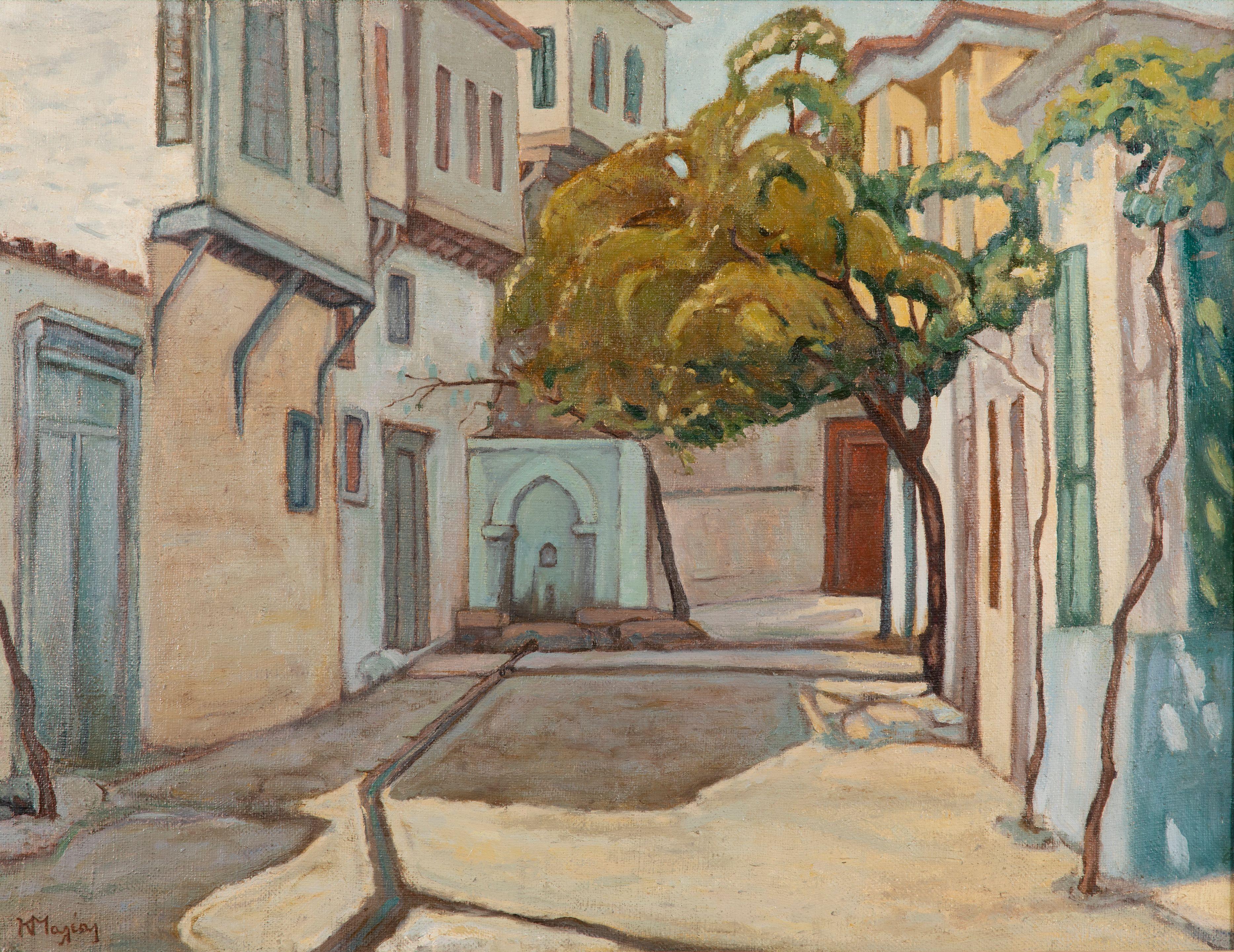 Constantinos Maleas - Ruelle à Mytilène