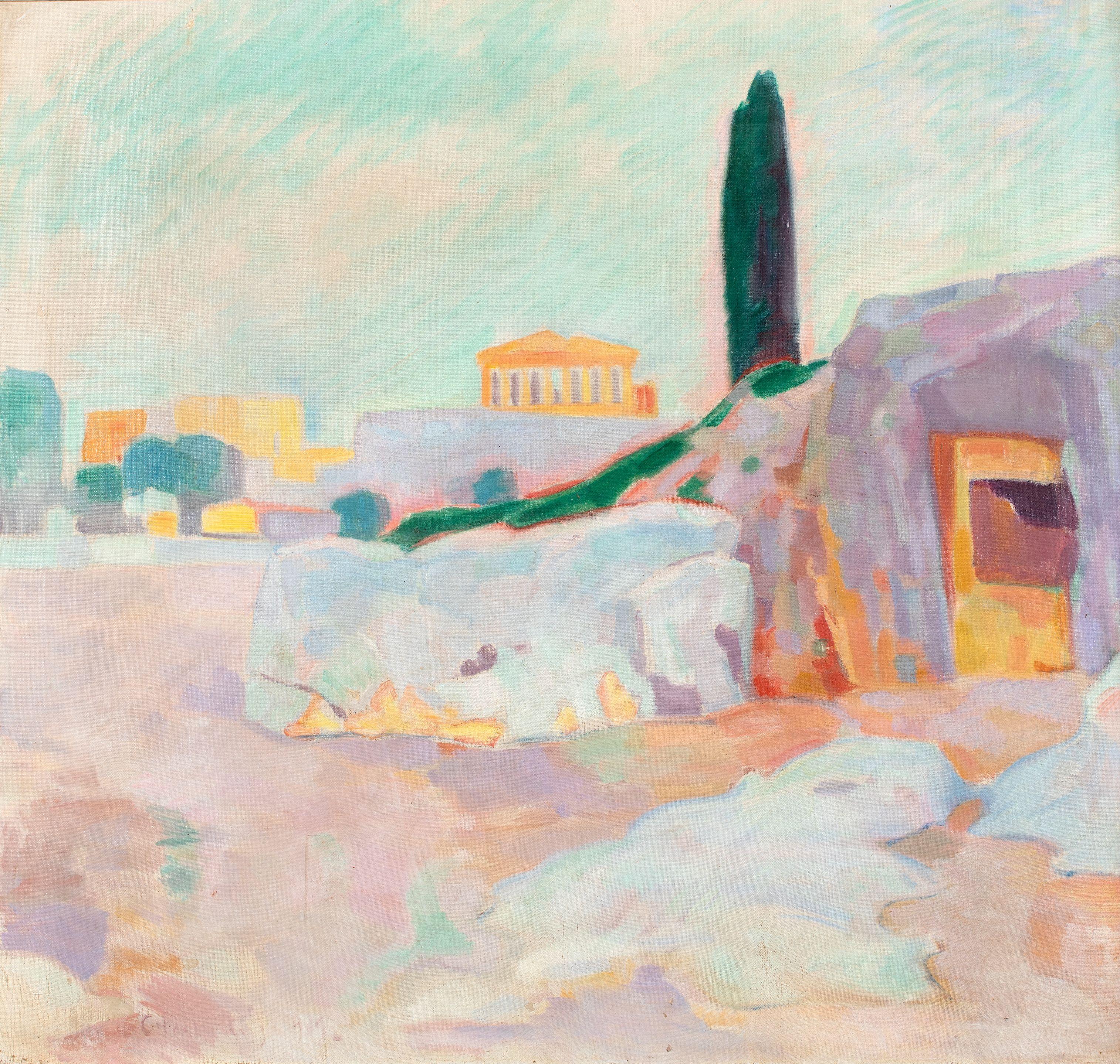 Constantinos Parthenis - Alentours de l\'Acropole