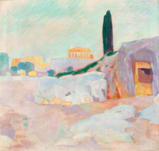 Constantinos Parthenis - Alentours de l\'Acropole