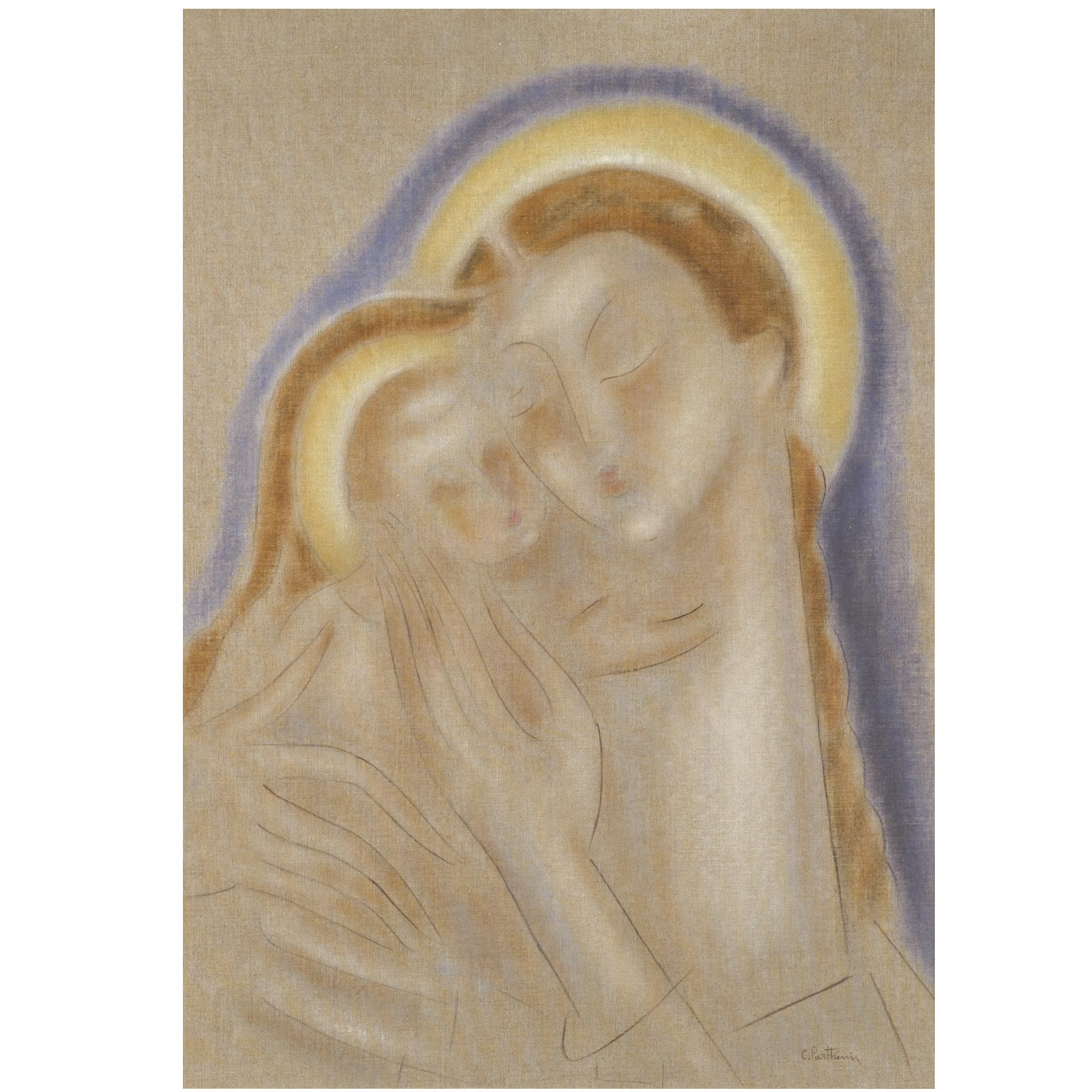 Constantinos Parthenis - Greek The Virgin And Child