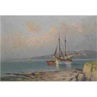 Constantinos Romanides - Greek Boat On Calm Waters