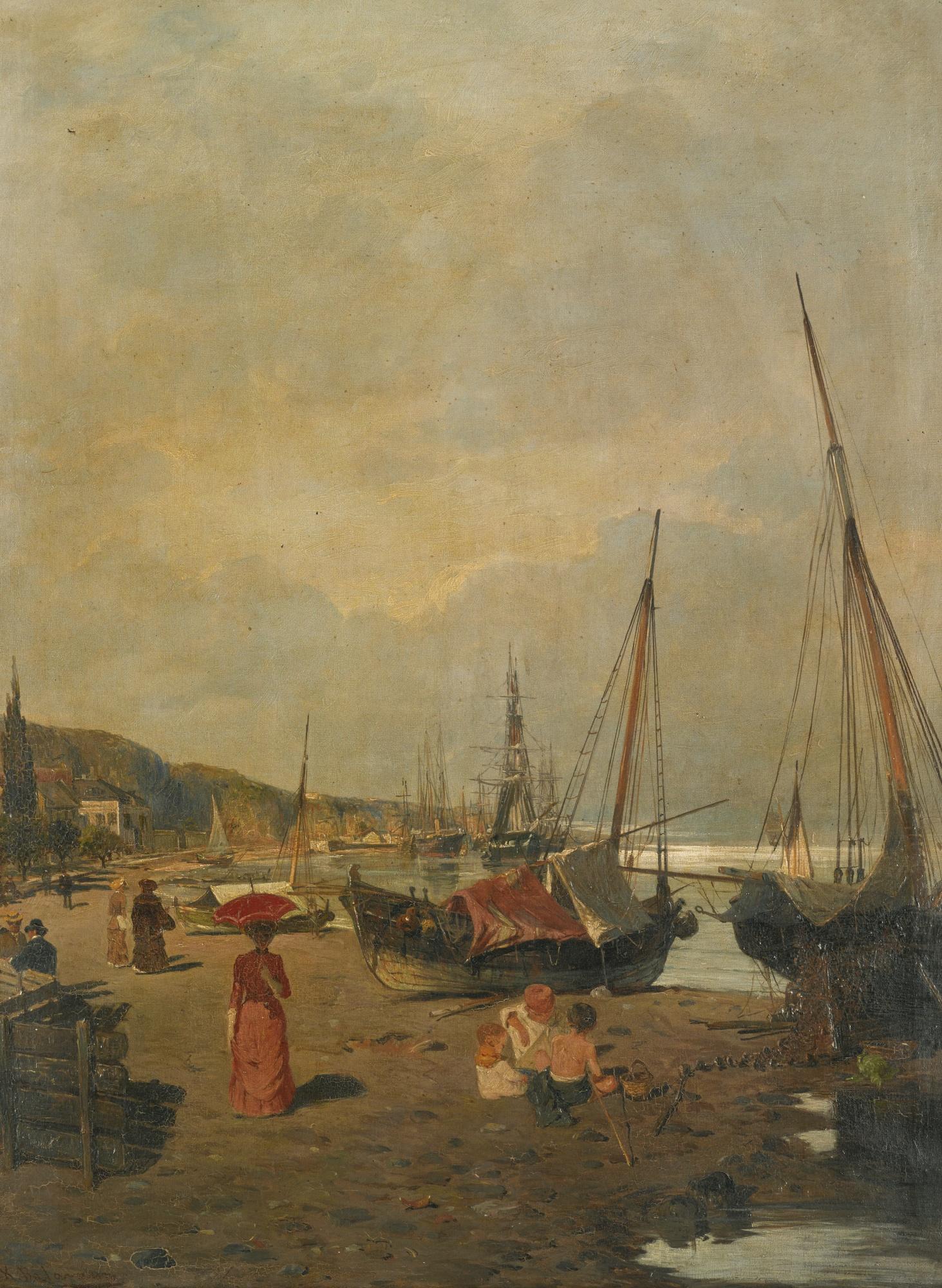 Constantinos Volanakis - Greek the Red Parasol