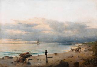 Constantinos Volanakis - L\'artiste regarde la mer