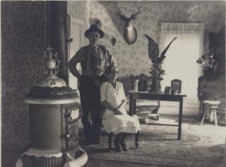 Consuelo Kanaga - Mr. and Mrs. Stanley - the Adirondacks, 1936; and Manuel Komaroff, 1940s